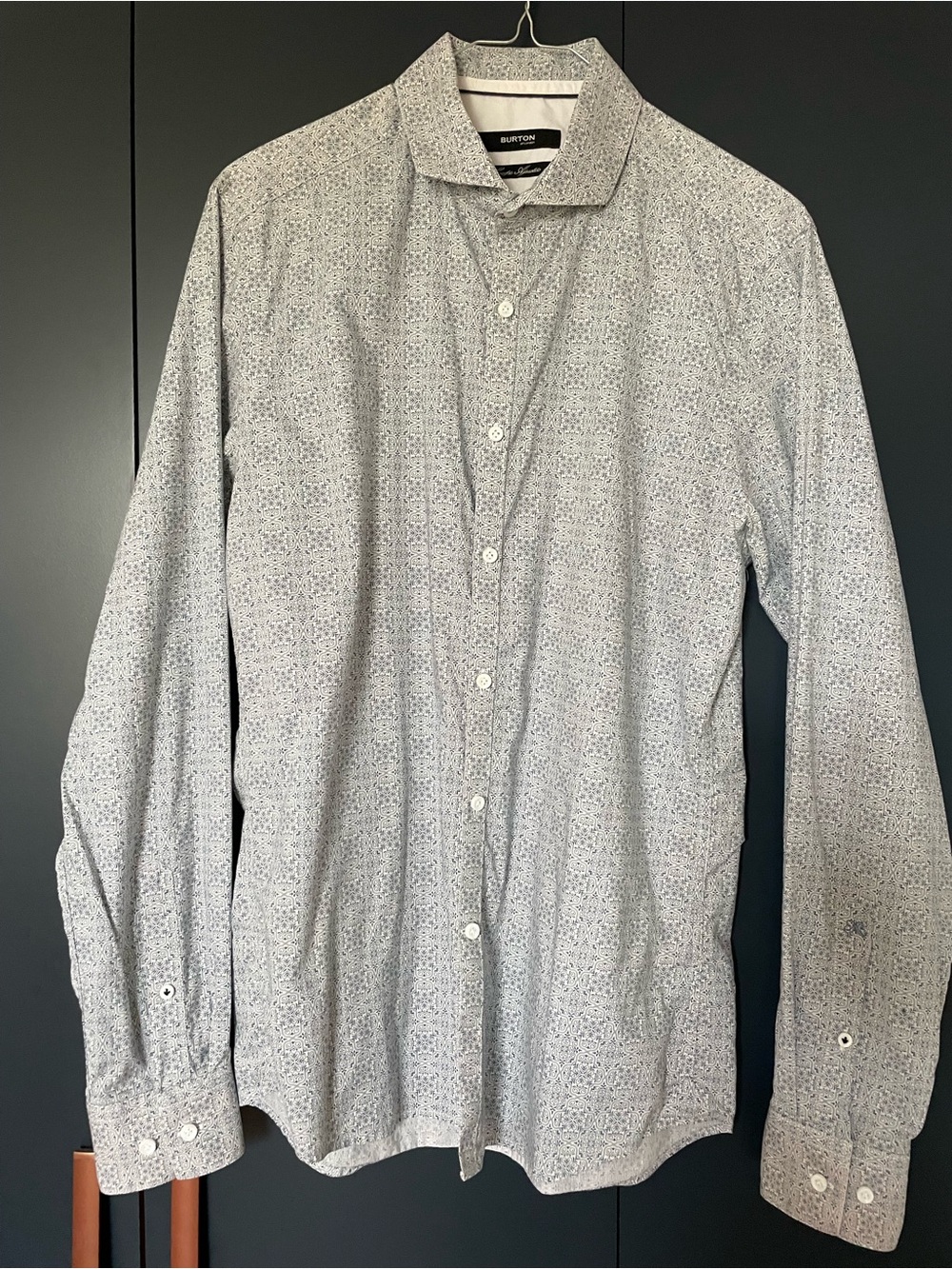 Burton Light Blue Micro-Print Shirt